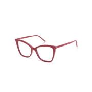 SL 386 015 Optical Frame Saint Laurent , Red , Dames