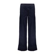 Wijde elastische taille jeans Geisha , Blue , Dames