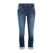 Blauwe Jeans Stijlvolle Manchet Liu Jo , Blue , Dames