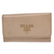 Pre-owned Nylon wallets Prada Vintage , Pink , Dames