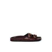 Stijlvolle Sandalen Slides Chloé , Brown , Dames