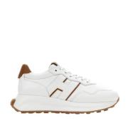 Witte Sneakers met H-vormige noppen Hogan , White , Dames