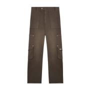 Katoenen Cargo Broek Represent , Brown , Heren