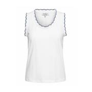 Top zonder mouwen - Zomerse stijl &Co Woman , White , Dames