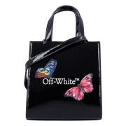 Vlinder Tas voor Stijlvolle Look Off White , Black , Dames