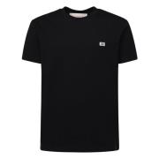 Zwarte T-shirts en Polos met VLogo Valentino Garavani , Black , Heren