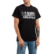 Stijlvol T-shirt Amiri , Black , Heren