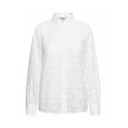 Willy Lange Mouw Blouse &Co Woman , White , Dames