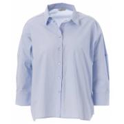 Gabrielle Katoenen Blouse Lange Mouw JC Sophie , Blue , Dames