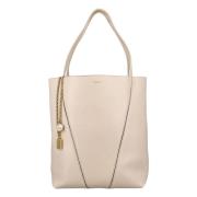 Zoete Beige Spin Tote Tas Chloé , Beige , Dames