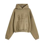 Katoen Logo Hoodie Represent , Beige , Heren