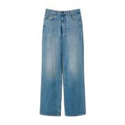 Denim Jeans met Klassieke Indigo Stijl Twinset , Blue , Dames