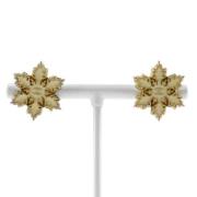 Pre-owned Metal earrings Chanel Vintage , White , Dames