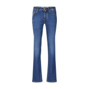 Slim-Fit Straight-Cut Jeans Jacob Cohën , Blue , Heren