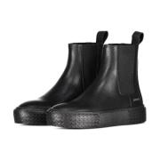 Stijlvolle Chelsea Boots met plateauzool Copenhagen Shoes , Black , Da...