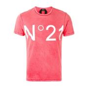 Rode Basic T-shirt N21 , Red , Heren