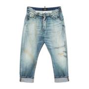 Blauwe Denim Jeans voor Mannen Dsquared2 , Blue , Heren