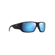 Stijlvolle zonnebril voor buitenavonturen Maui Jim , Black , Unisex