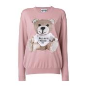 Roze & Paarse Trui voor vrouwen Moschino , Pink , Dames