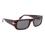 Stijlvolle zonnebril met uniek ontwerp Persol , Brown , Unisex