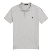 Stretch katoenen poloshirt Polo Ralph Lauren , Gray , Heren