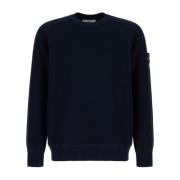 Stijlvolle Gebreide Collectie Stone Island , Blue , Heren