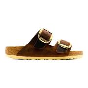 Leren Bruine Sandalen Arizona Stijl Birkenstock , Brown , Dames