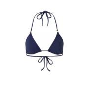 Navy Bikini Top met Driehoekjes Melissa Odabash , Blue , Dames