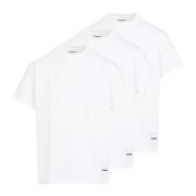 Klassieke witte T-shirts & Polos Jil Sander , White , Heren