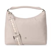 Elegante leren schoudertas Aigner , Beige , Dames