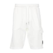 Witte Casual Shorts voor Mannen C.p. Company , White , Heren