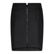 Rok met opvallende rits Marc Cain , Black , Dames