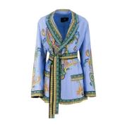 Kimono Stijl Jacquard Patroon Jas Etro , Multicolor , Dames