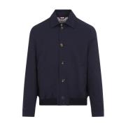 Blauwe Jas voor Mannen Brunello Cucinelli , Blue , Heren