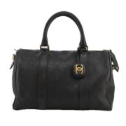 Pre-owned Leather handbags Chanel Vintage , Black , Dames