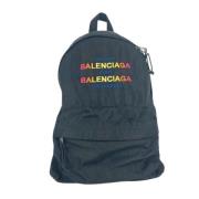 Pre-owned Fabric backpacks Balenciaga Vintage , Black , Unisex