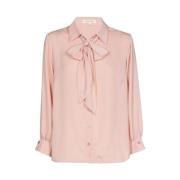 Roze blouse met strik Marie Méro , Pink , Dames