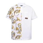 Polo met patroon Versace Jeans Couture , White , Heren