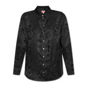 Overhemd met bloemenpatroon Kenzo , Black , Dames