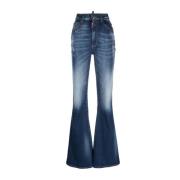 Navy Blauwe Jeans voor Mannen Dsquared2 , Blue , Dames