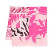 Fuchsia Sjaal Collectie Liu Jo , Multicolor , Dames