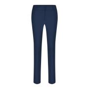 Slim Fit Broek Elastische Stof NorHeren Taille Patrizia Pepe , Blue , ...