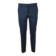 Elegante Grijze Broek met Polyester Mix Daniele Alessandrini , Blue , ...