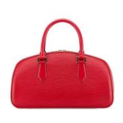 Pre-owned Leather handbags Louis Vuitton Vintage , Red , Dames