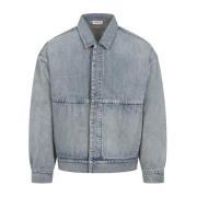 Indigo Denim Trucker Jacket Fear Of God , Blue , Heren