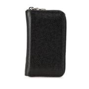 Pre-owned Leather wallets Louis Vuitton Vintage , Black , Dames