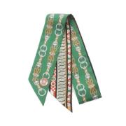 Pre-owned Canvas scarves Hermès Vintage , Multicolor , Dames