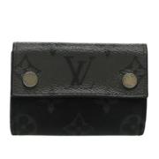 Pre-owned Canvas wallets Louis Vuitton Vintage , Gray , Dames