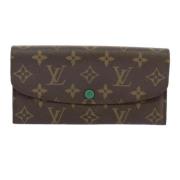 Pre-owned Canvas wallets Louis Vuitton Vintage , Brown , Dames