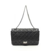 Pre-owned Leather chanel-bags Chanel Vintage , Black , Dames